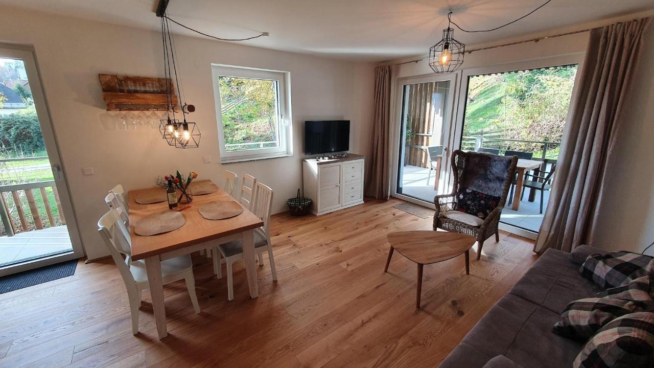 Ferienwohnung Edelbach Deluxe Sattendorf エクステリア 写真