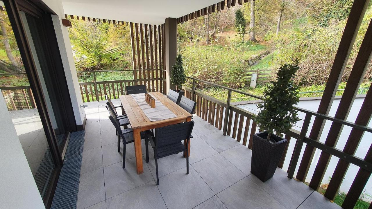 Ferienwohnung Edelbach Deluxe Sattendorf エクステリア 写真