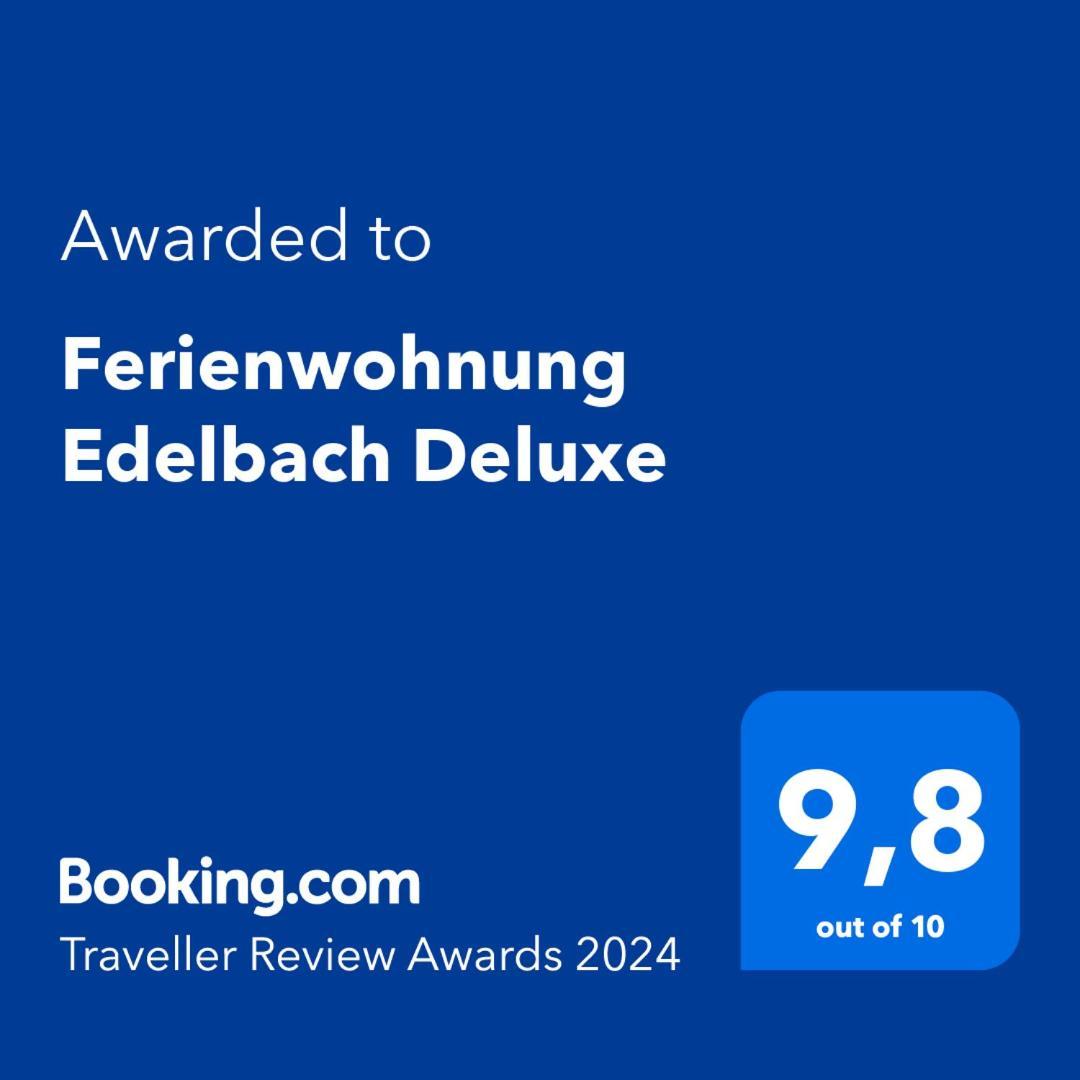 Ferienwohnung Edelbach Deluxe Sattendorf エクステリア 写真